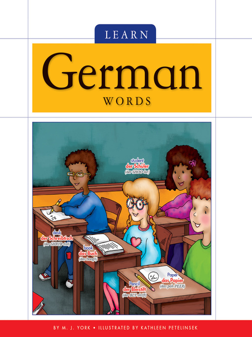 Title details for Learn German Words by M. J. York - Available